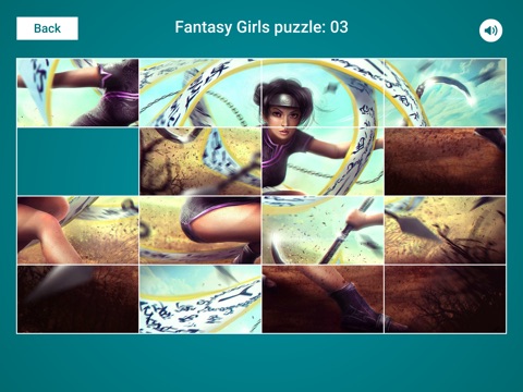 Fantasy Girls Sliding Jigsaw screenshot 2