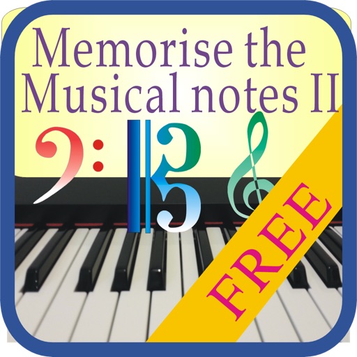 Memorise musical notes 2 for kids and beginners Icon