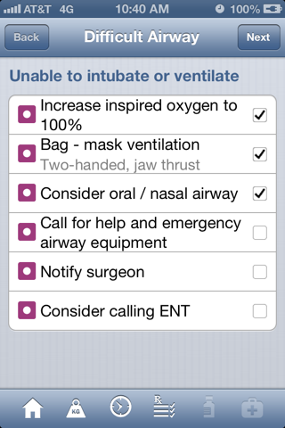 Pediatric Critical Events Checklist screenshot 3