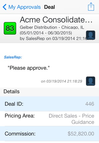 PROS Deal Approvals screenshot 3