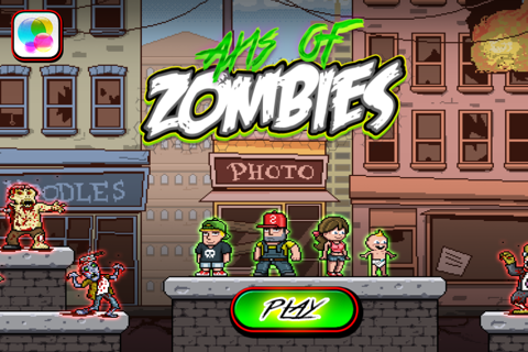 A Zombie Pixel Run-ner Game screenshot 2