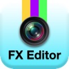 FX Editor - make and create fast quick edits for your photos pictures and images.  Lots of photo picture and image effects.  Lots of effects and styles for editing pics and taking pictures from the app.
