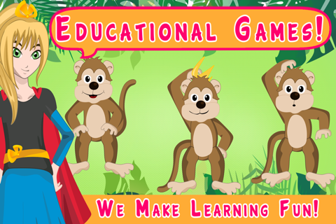 Preschool Heroes-Free Educational Games to teach Counting Numbers, Sorting, Animals, Colors, Math & More! screenshot 2