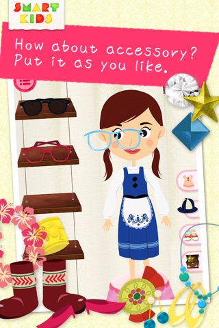 World's girls fashion -Game of dress-up ethnic costumes and make-up for girls screenshot 3