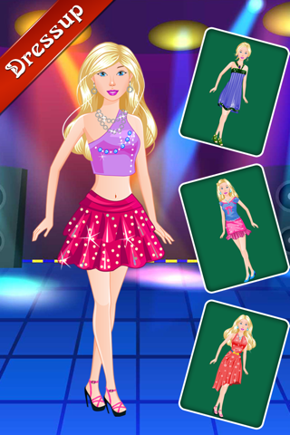 Collage Party Makeover ,Spa , Dressup free girls games screenshot 2