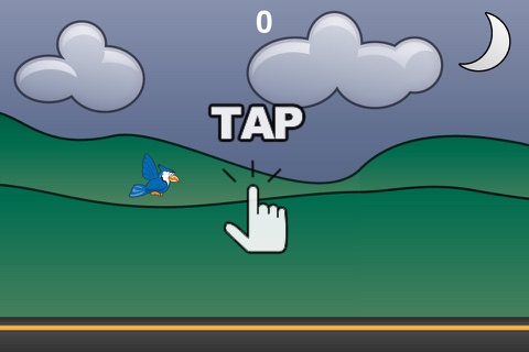 Flappy Blue Bird: The Adventure Begins! screenshot 2