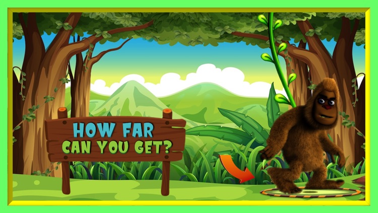 Bigfoot Swing - Crazy Sasquatch Adventure Physics Game Free screenshot-4