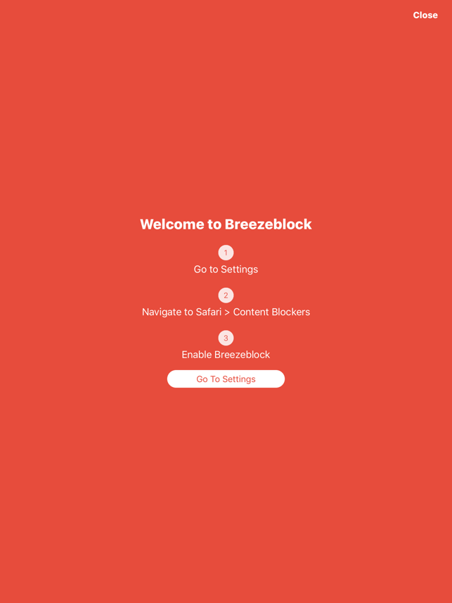 ‎Breezeblock - Block Ads, Reduce Data, Browse Quicker Screenshot