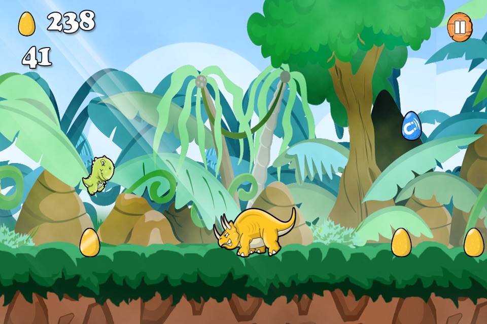 A Baby Dinosaur Race FREE - Run, Jump & Roar! screenshot 3