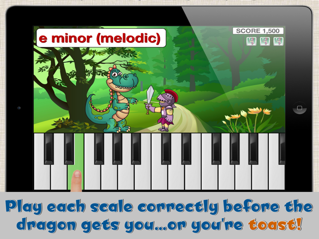 Dragon Scales- A Game to Help Piano Stud