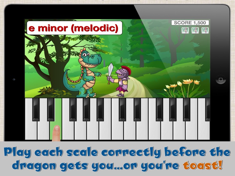 Dragon Scales- A Game to Help Piano Students Learn Major and Minor Scales screenshot-0
