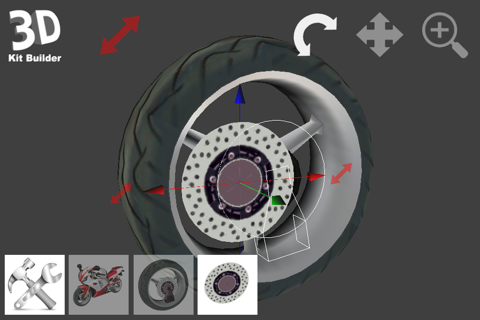 3D Kit Builder (Motorbike) screenshot 2