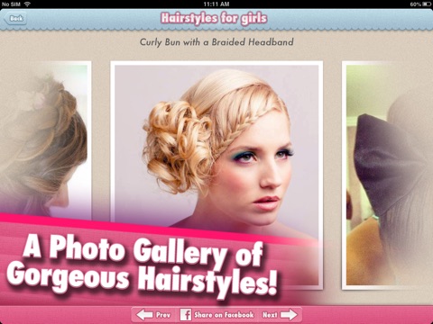 Hairstyles for Girls - Free screenshot 4