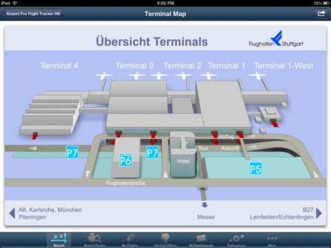 Stuttgart Airport Pro (STR) + Flight Tracker radar screenshot 4