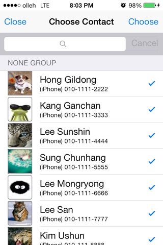 Simple Group SMS screenshot 2