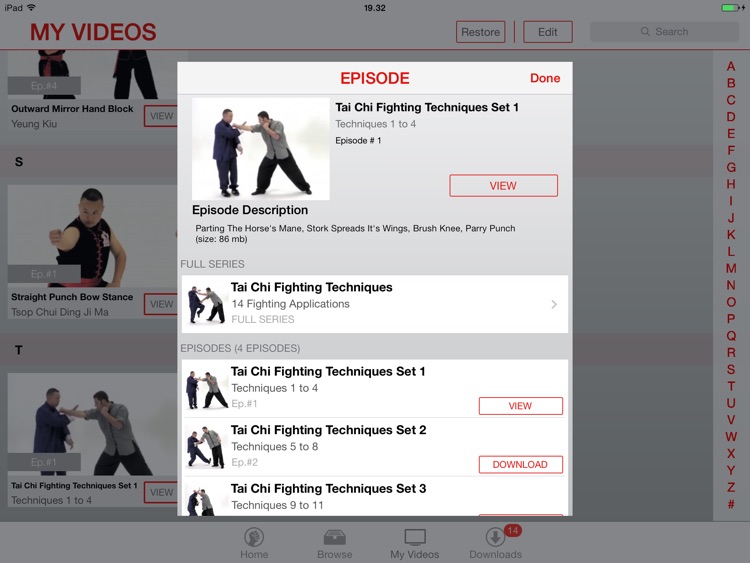 Martial Arts College: Video Lessons for iPad screenshot-4