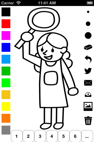 Family Coloring Book for Children: Learn to draw and color parents, grandparents and kids!! screenshot 2