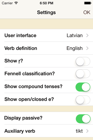 Latvian Verbs screenshot 3