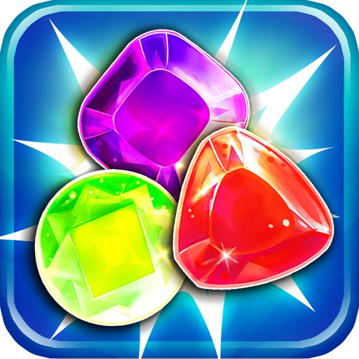 Jewel's Jam 2 Match-3 - diamond game and kids digger's mania hd free iOS App