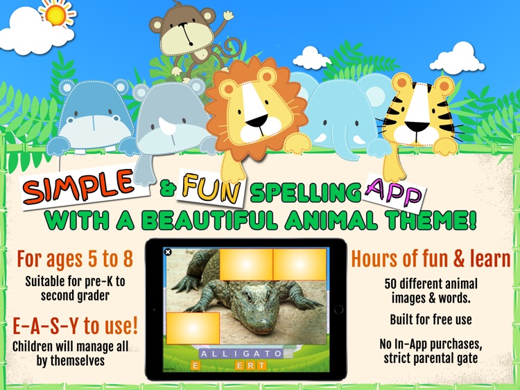 Guess & Spell Animals LITE screenshot-0