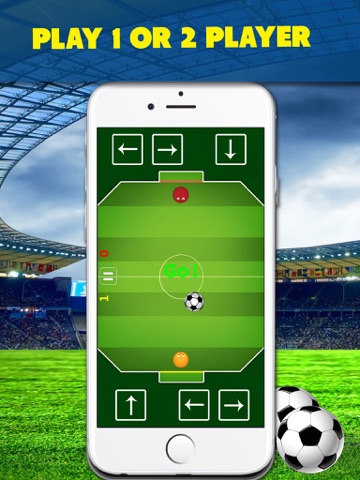 Chaos Soccer Scores Goal for iPad - Multiplayer football flick screenshot 2