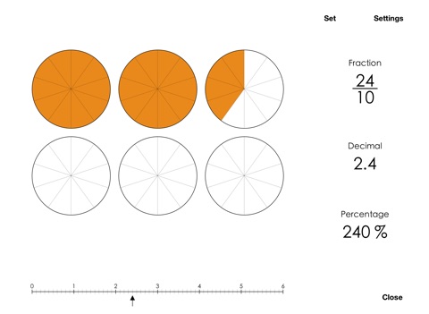 Fractions Decimals Percentages screenshot 2