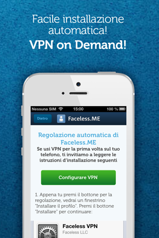 Faceless VPN Connection screenshot 4