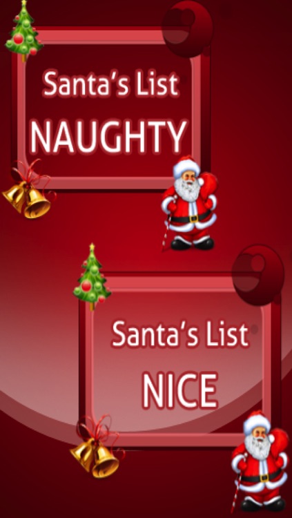 Santa Christmas Naughty or Nice List. Free