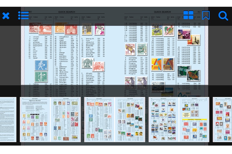 Zumstein 2.0,  the catalogue for stamp collectors screenshot 4