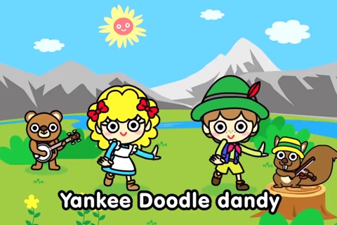 Yankee Doodle (FREE)  - Jajajajan Kids Song & Coloring picture book series screenshot 2