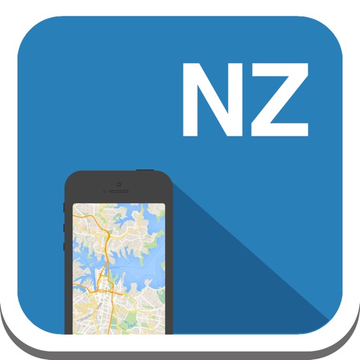 New Zealand offline map, guide, weather, hotels. Free GPS navigation. icon