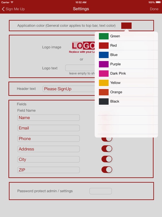 Sign-Up Sheet HD screenshot-3