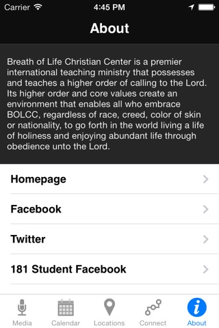 Breath of Life Christian Center screenshot 4