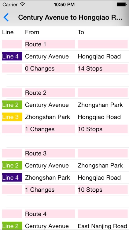 Shanghai Metro Route Planner
