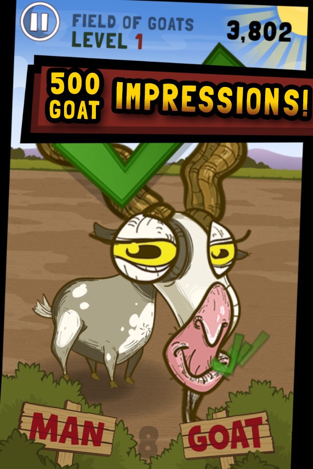 Man Or Goat - a funny game about goat noises screenshot 2