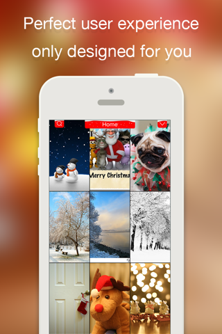 Christmas Backgrounds for iOS7 screenshot 4