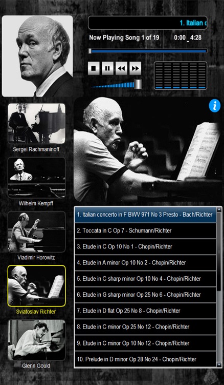 Piano Music: Greatest Classical Pianists of the 20th Century (130 Pieces from 5 Pianists) screenshot-3