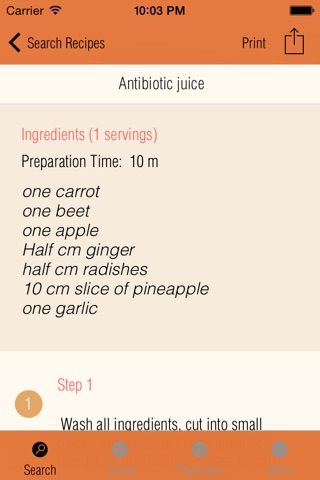 Healthy Juicing Recipes Free screenshot 3