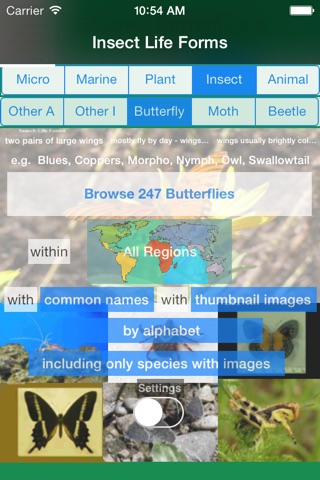 Life Forms of the World - A Comprehensive Life Form App screenshot 2