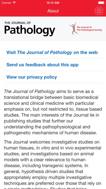 Journal of Pathology screenshot-3