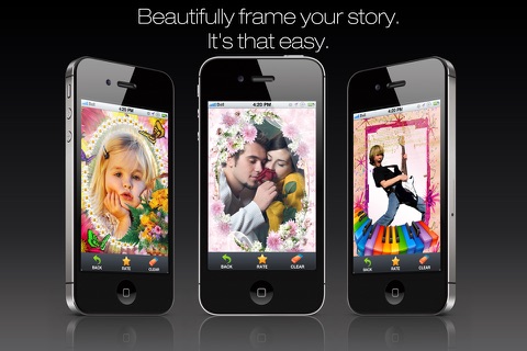 Foto Frame DLX- easy Arty Superimpose yr Picture Frames Chop + Photo Frames + Picture Collage for Instagram Free screenshot 4