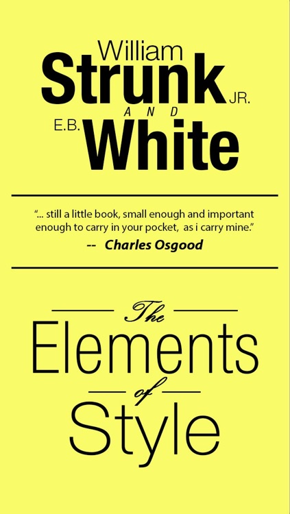 The Elements of Style, Fourth Edition By William Strunk, Jr.