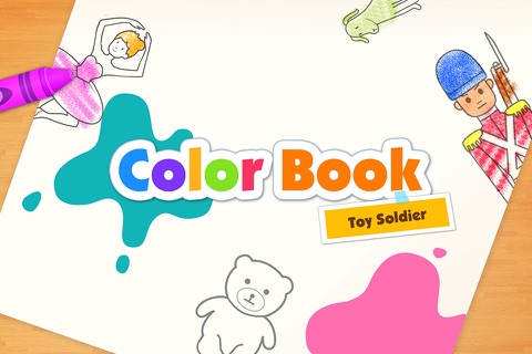 Bedtime Story: Toy Soldier Coloring Book Free screenshot 4