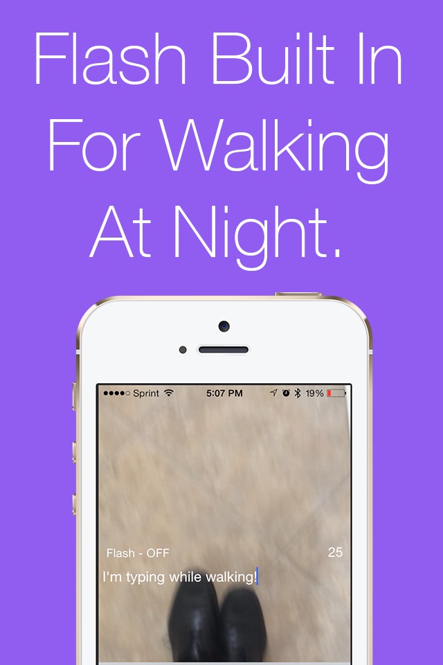 Walky Talky - Walk while you type and not run into anything! screenshot 4