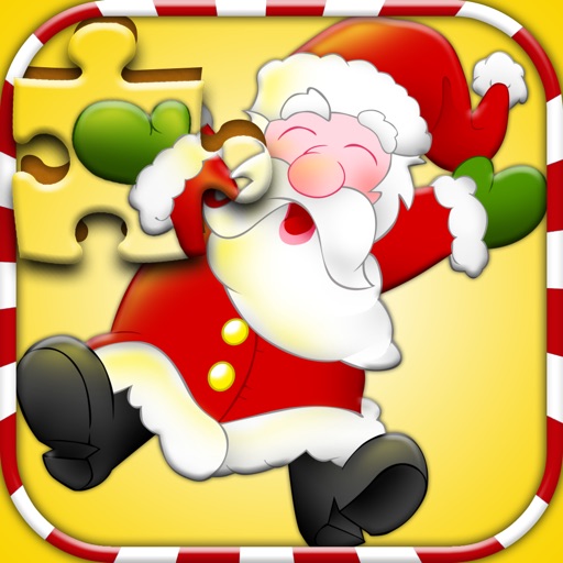 Amazing Santa jigsaw puzzle - free kids games iOS App