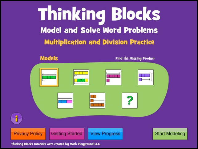 Thinking Blocks Multiplication