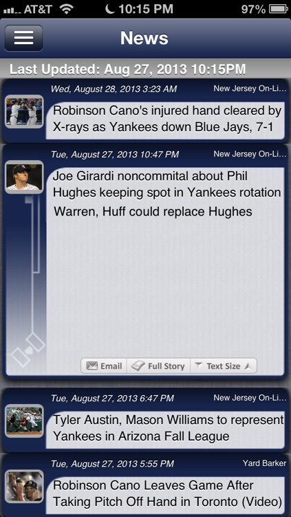 New York Y Baseball Live screenshot-3