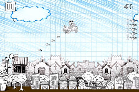 Sketch Plane Gunship - Aerial Warfare battle ground mission Pro screenshot 2