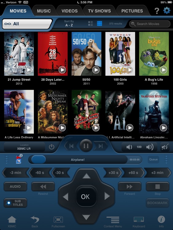 XBMC Touch - Remote Control for XBMC