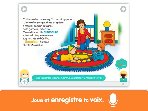 Caillou: Show and Tell by i Read With screenshot 3